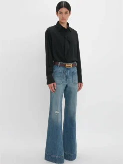 Alina Jean in Worn Blue Wash