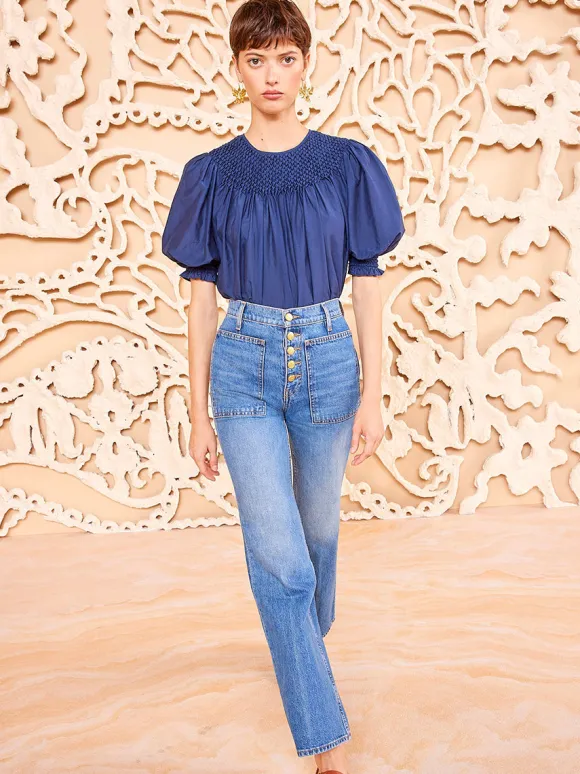 Alita Top in Midnight