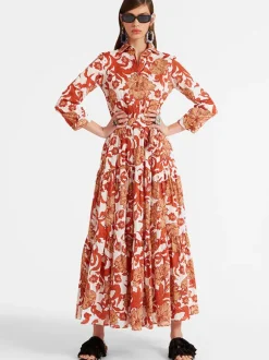 Bellini Dress in Reef White