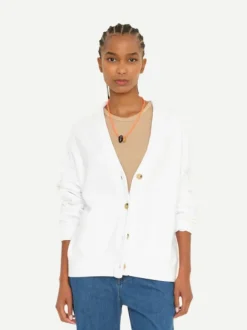 Benny Cardigan in White