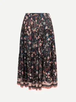 Cambrie skirt in Obsidian Botanica
