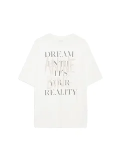 Cason Tee Graffiti in Ivory