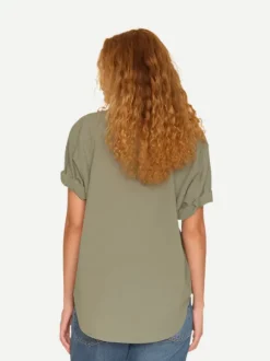 Channing Shirt in Green Army