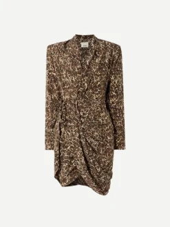 Cleora Dress in Leopard