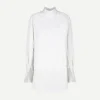 Corso Turtleneck Shirt in Off White