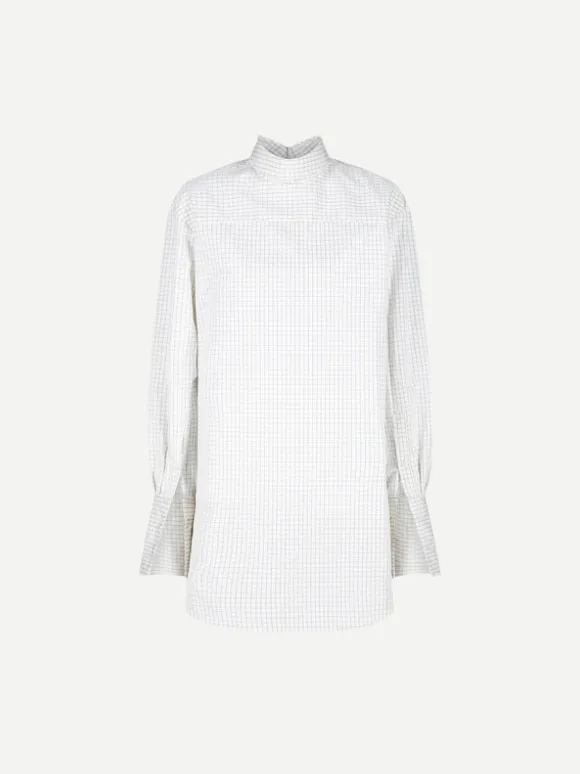 Corso Turtleneck Shirt in Off White