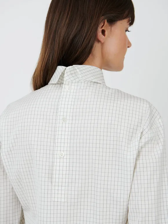 Corso Turtleneck Shirt in Off White