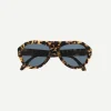 Darly Sunglasses in Honey Brown Havana Blue