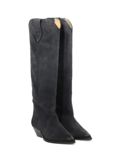 Denvee High Boots in Faded Black