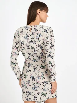 Dulce Dress in Ecru/Midnight
