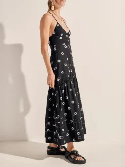 Eucleia Dress in Black & White