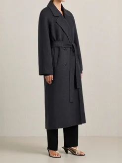 Evans Coat in Charcoal Melange