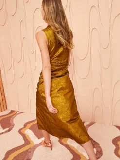 Fiorella Dress in Burnish