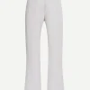 Flared Cavalry Wool Trousers in Snow