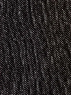 Garmet Dyed Linen Shirt in Black