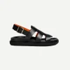 Gladiator Fussbett Sandals In Black