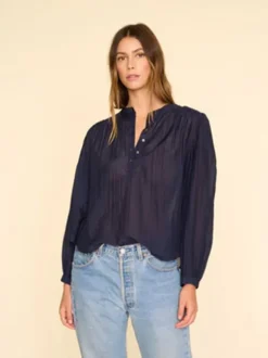 Hattie Top in Navy