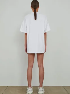 HB Oversized Tee in Off White