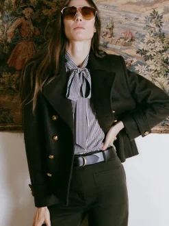 Irina Top in Ivy Navy Stripe