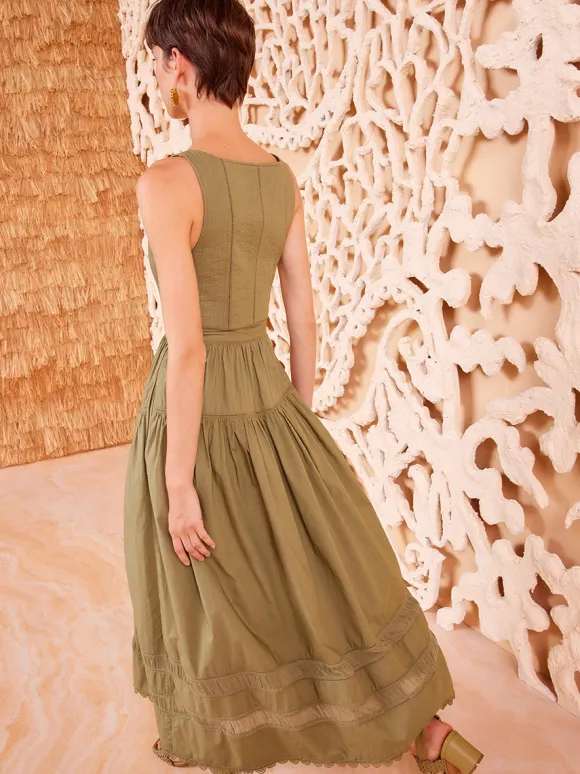 Isadora Dress in Lichen