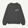 Jaci Sweatshirt Daydreams in Washed Black