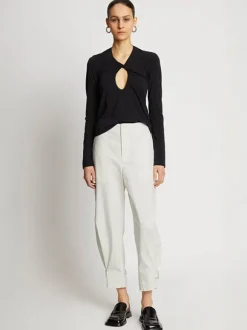 Kay Pant in Off White