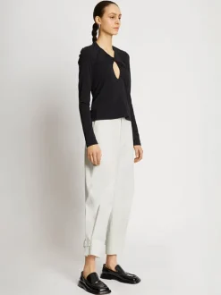 Kay Pant in Off White