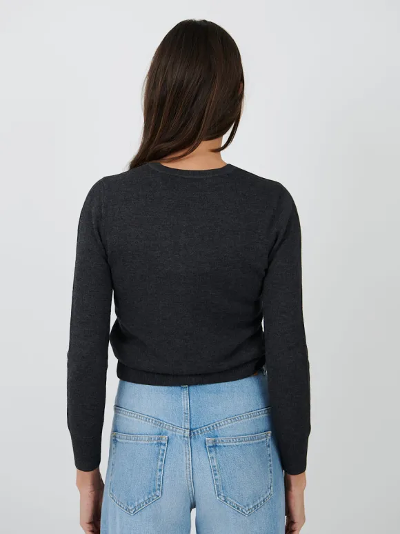 Kleo Cardigan in Anthracite