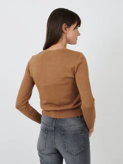 Kleo Cardigan in Camel