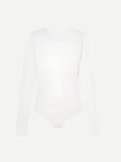 Knit Bodysuit in Off White