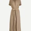 Linnet Dress in Beige Coast