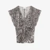 Lonea Top in Black/Ecru