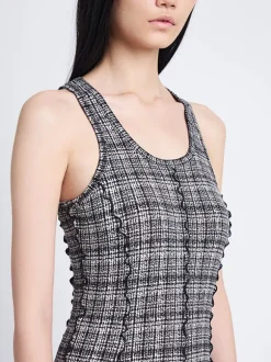 Matilda Dress in Black/Off White