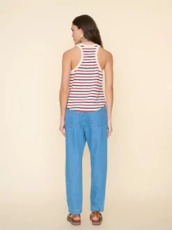 Mercer Pant in Mid Blue