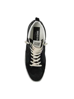 Mid Star Black Glitter Star