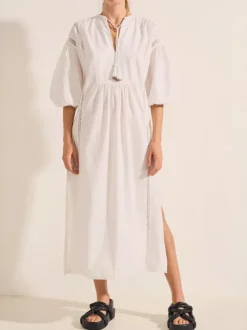Nephele Dress in White