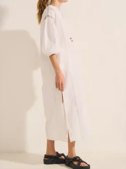 Nephele Dress in White