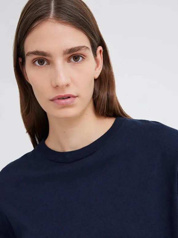 Pare Sweater in Darkest Navy