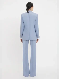 Patch Pocket Jacket in Bluebell