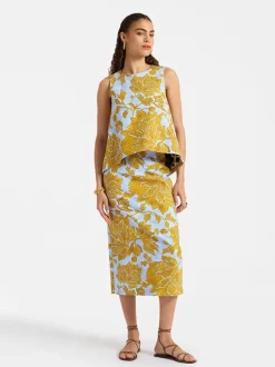 Pencil Skirt in Tangle