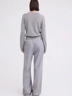 Peter Sweater in Mid Grey Marle