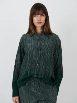 Pyjama Trouser in Green Chain