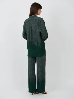 Pyjama Trouser in Green Chain