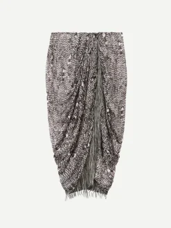 Roany Skirt in Black/Ecru