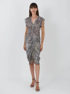 Roany Skirt in Black/Ecru