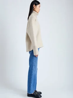 Sandra Turtleneck Sweater in Oatmeal