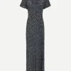 Short Sleeve Bias Dress in Dandelion