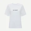 Slogan Tee Be Honest in White