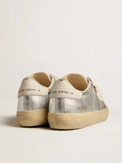 Soul-Star Laminated Sneaker in Silver