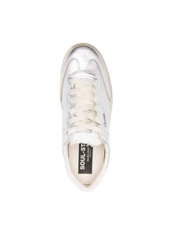 Soul-Star Laminated Sneaker in Silver